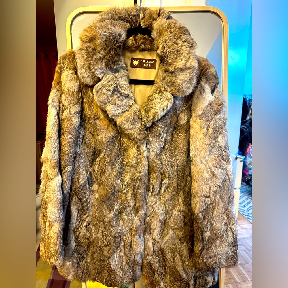 Authentic Fur Coat By Connustan Furs Nwot - image 1